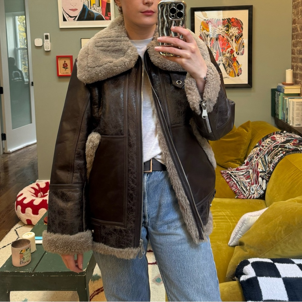 The Arrivals Moya Shearling Jacket